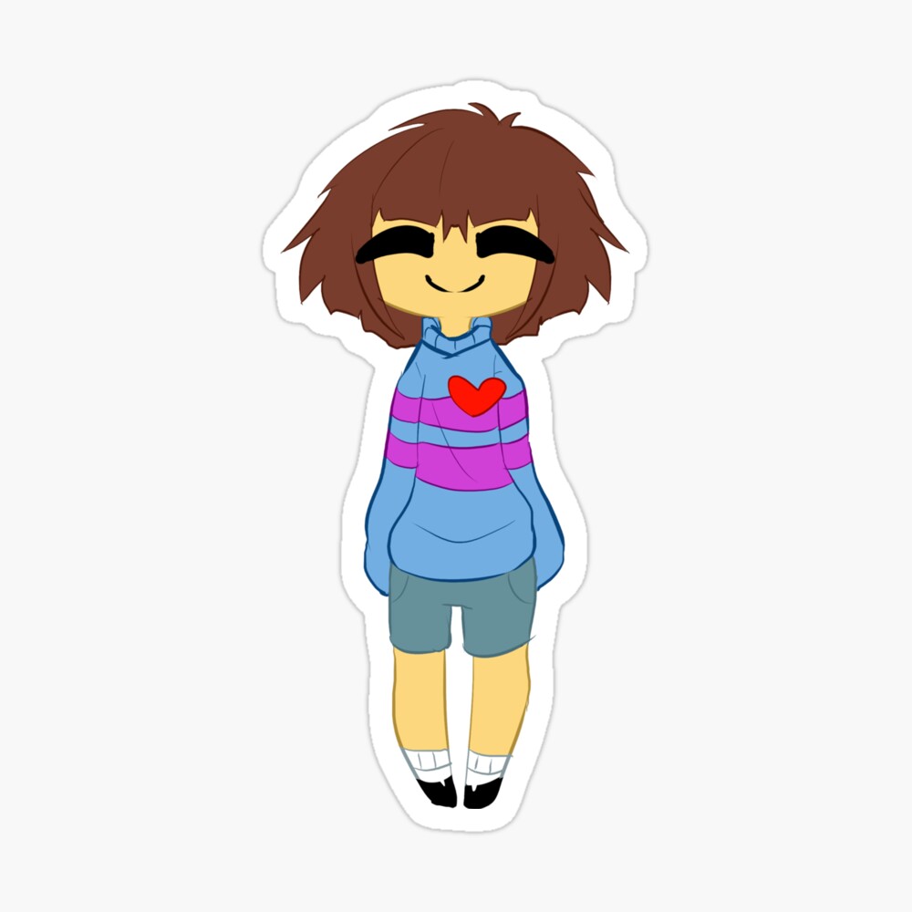 Undertale Human Frisk Photographic Print By Kieyrevange Redbubble