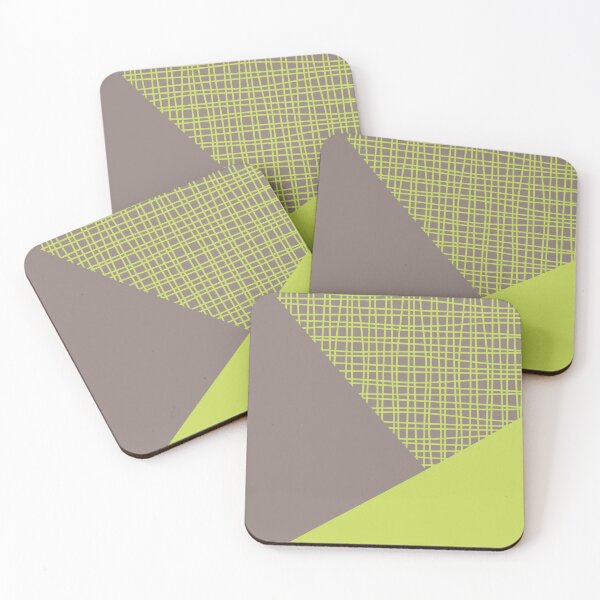 Item preview, Nordic Color Blocks Green Taupe Beige designed and sold by Delinda Graphic Studio.