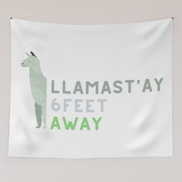 Item preview, Llamast'ay 6 feet away designed and sold by lolora.