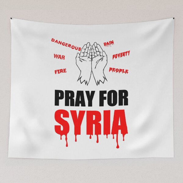 Item preview, Pray for Syria T-Shirt, Sad T-Shirt, Syria T-Shirt, Help People, Middle east T-Shirt, Pray For The People T-shirt, Love T-Shirt, Help t-shirt, Muslim World t-shirt designed and sold by ShiShaka.