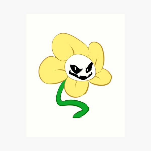 Flowey Fan Art Print for Sale by chocorobi