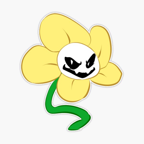 Flowey Sticker by Poulpimoune