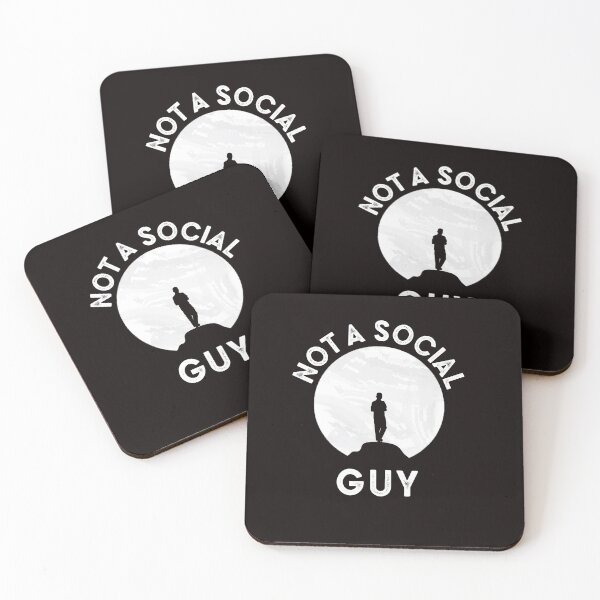 Item preview, not a social guy  designed and sold by Majesticoo.