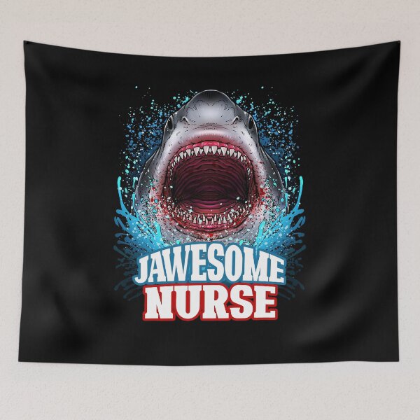 Item preview, Jawesome Nurse - Great White Shark  designed and sold by Meliafroggy.