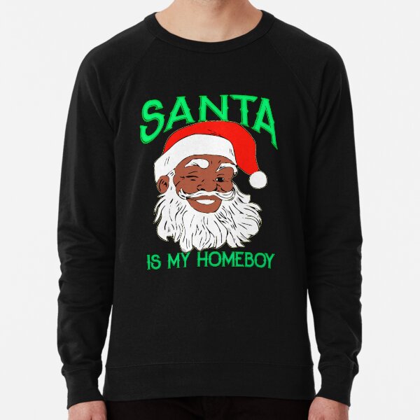 Black santa sweatshirt online