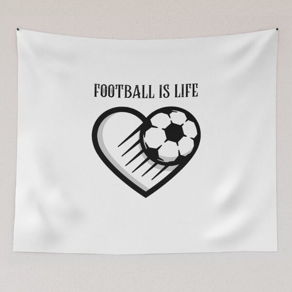 Item preview, FOOTBALL IS LIFE designed and sold by Ashalcheema.
