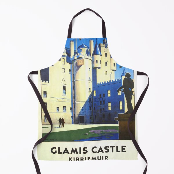 Item preview, Glamis Castle retro poster designed and sold by CorasPosters.
