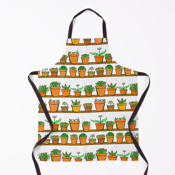 Item preview, Gardeners Shelves - Green House Pot Plants - White Background designed and sold by complicolor.