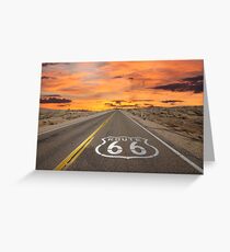 Route 66 Greeting Card