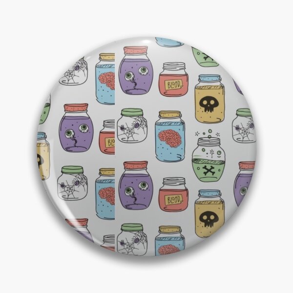 Item preview,  Halloween candy jars, colorful, cute Halloween watercolor pattern, boo, witch, candy, bat, witch hat, pumpkin, latest Halloween bestselling, trending designed and sold by August-E.
