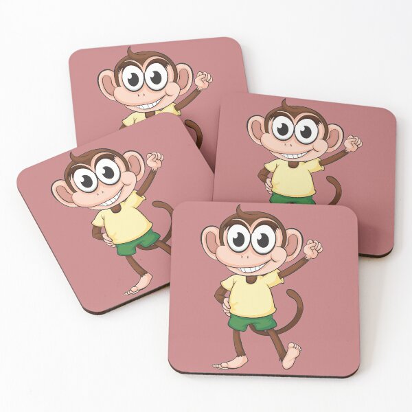 Item preview, Funny cute cartoon monkey designed and sold by amrmab.