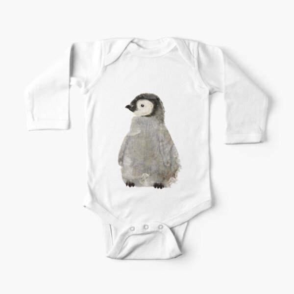 little penguin Long Sleeve Baby One-Piece