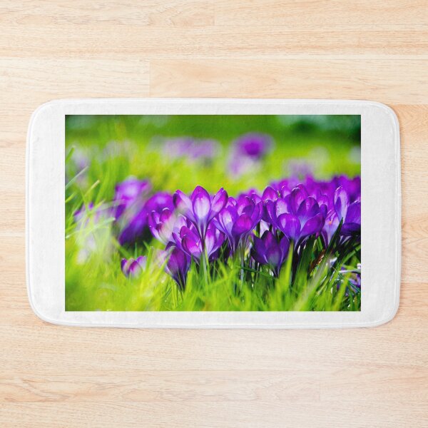 Item preview, Purple Crocuses designed and sold by Carolyn Eaton.