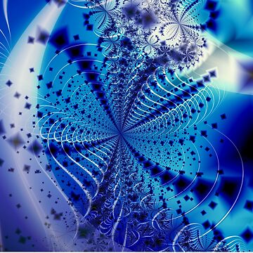 Artwork thumbnail, Whirlpool Blue Art by garretbohl