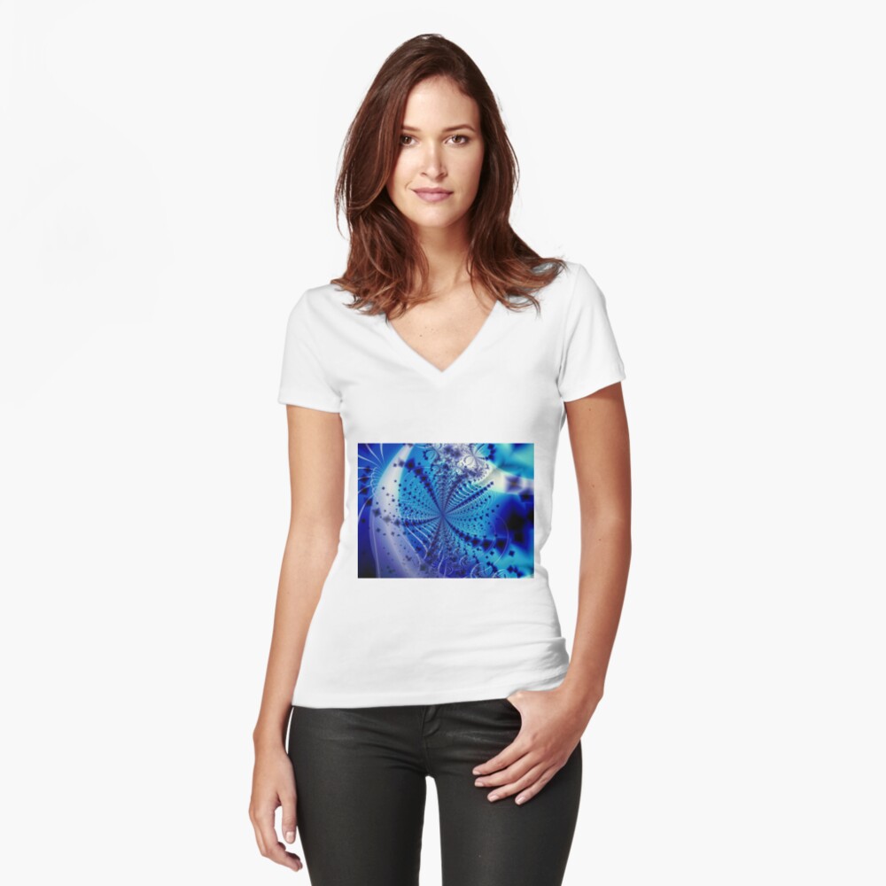Item preview, Fitted V-Neck T-Shirt designed and sold by garretbohl.