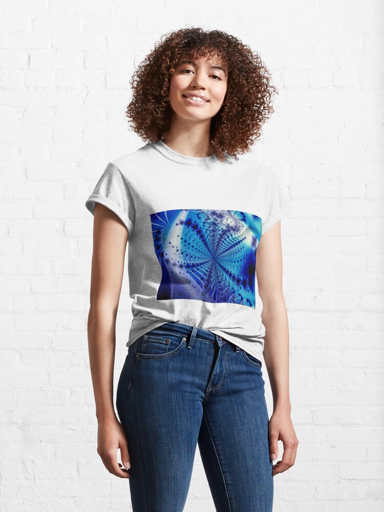 Alternate view of Whirlpool Blue Art Classic T-Shirt