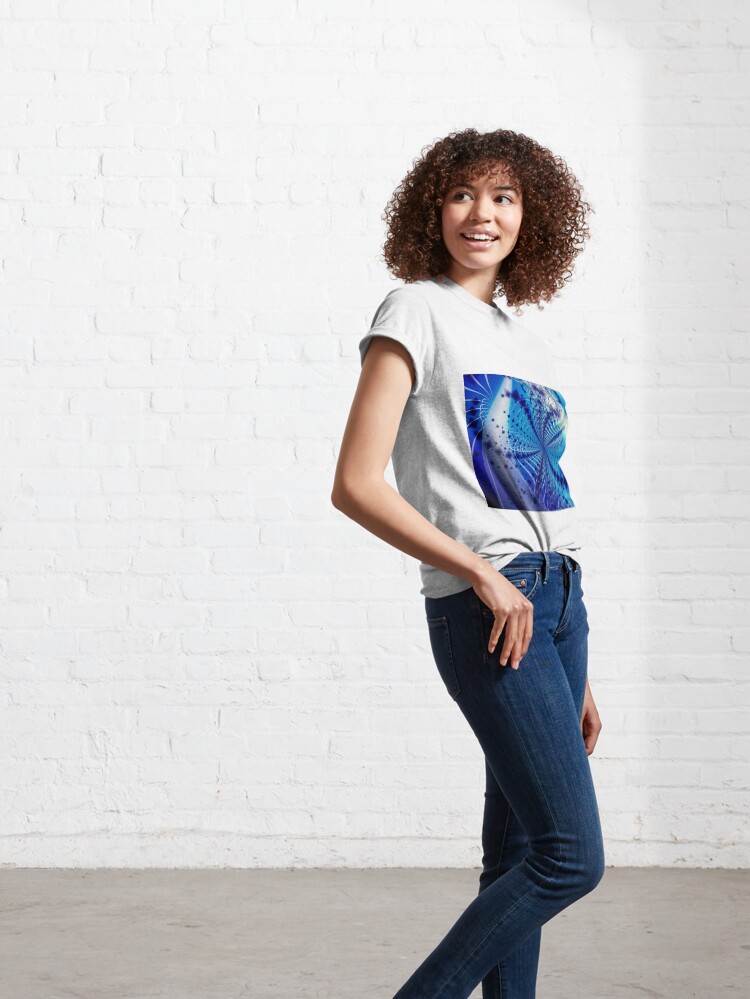 Alternate view of Whirlpool Blue Art Classic T-Shirt