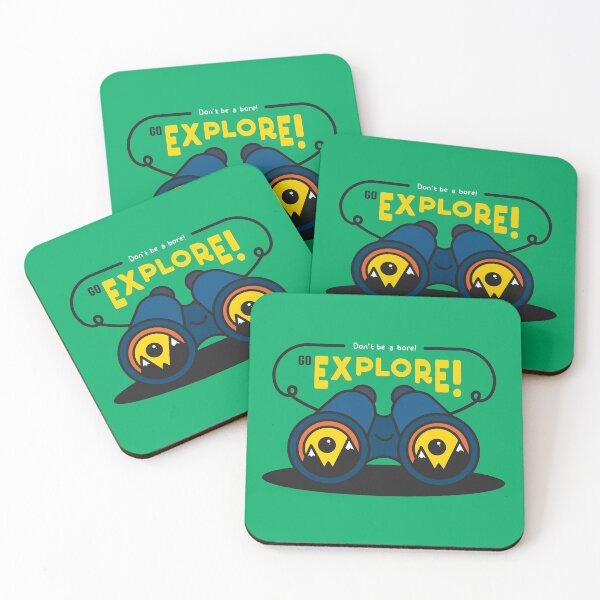 Item preview, Don't be a bore! Go Explore! designed and sold by geekylilmonkey.