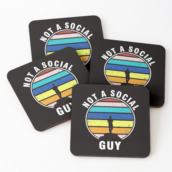 Item preview, not a social guy  designed and sold by Majesticoo.
