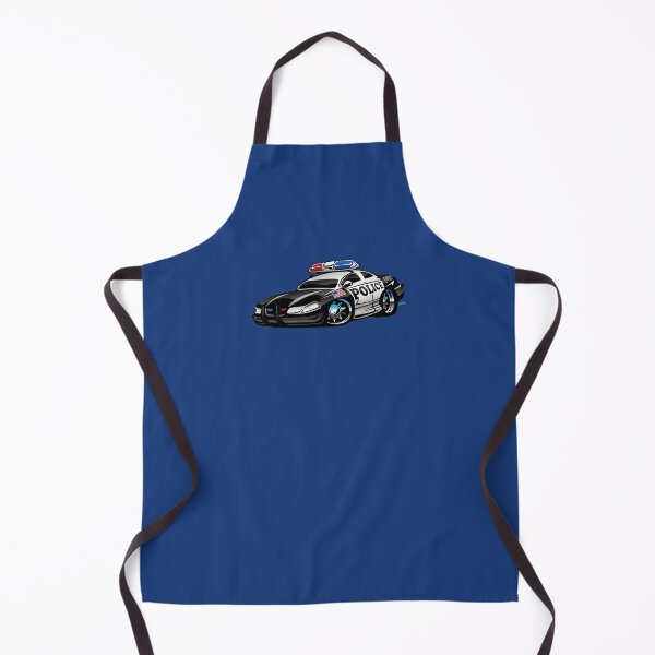 Item preview, Police Muscle Car Cartoon designed and sold by hobrath.