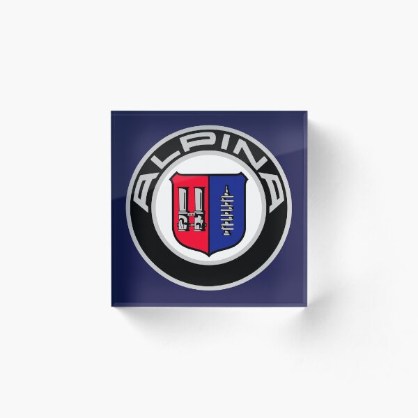Alpina - Classic Car Logos Acrylic Block