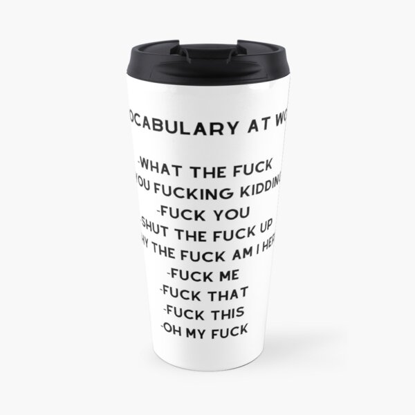 My Vocabulary At Work Travel Mug