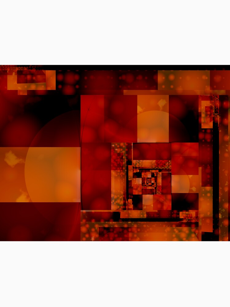 City Abstract - Fire Red by garretbohl