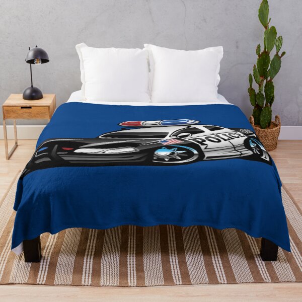 Item preview, Police Muscle Car Cartoon designed and sold by hobrath.