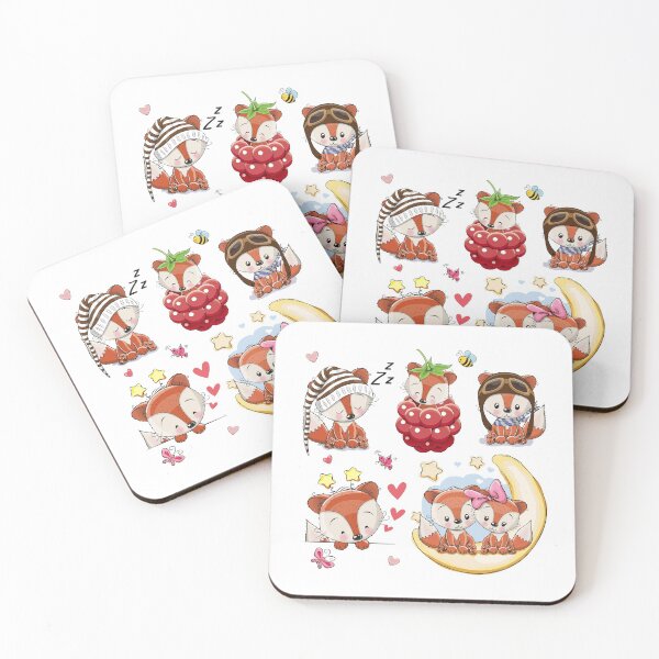 Item preview, Adorable Foxes designed and sold by MisterGooseShop.