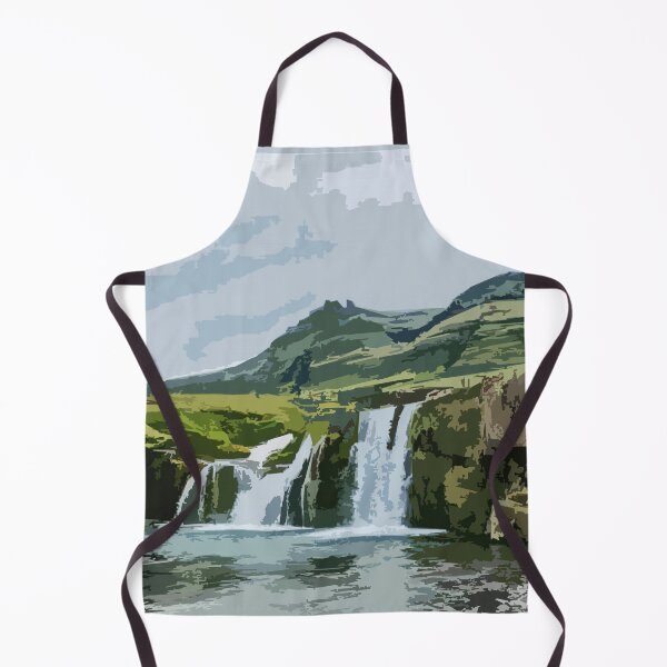Item preview, Stylized Waterfalls designed and sold by Spacepaprika.