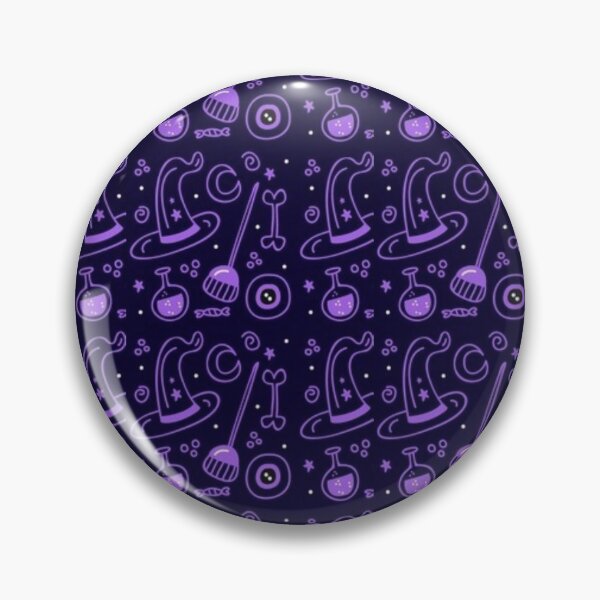 Item preview, Cute neon Halloween pattern, purple, black, blue, Cute Halloween watercolor pattern, purple, boo, witch, eye, candy, bat, witch hat, pumpkin, latest Halloween bestselling, trending designed and sold by August-E.