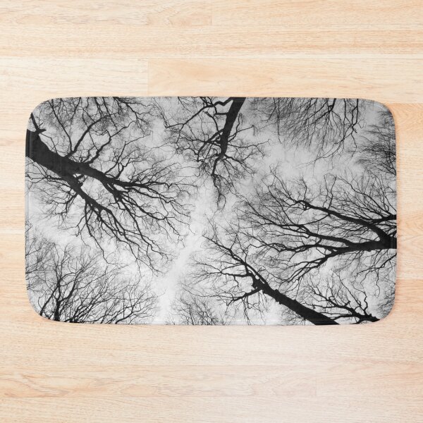 Item preview, Forest treetop in black and white designed and sold by Treemonk.