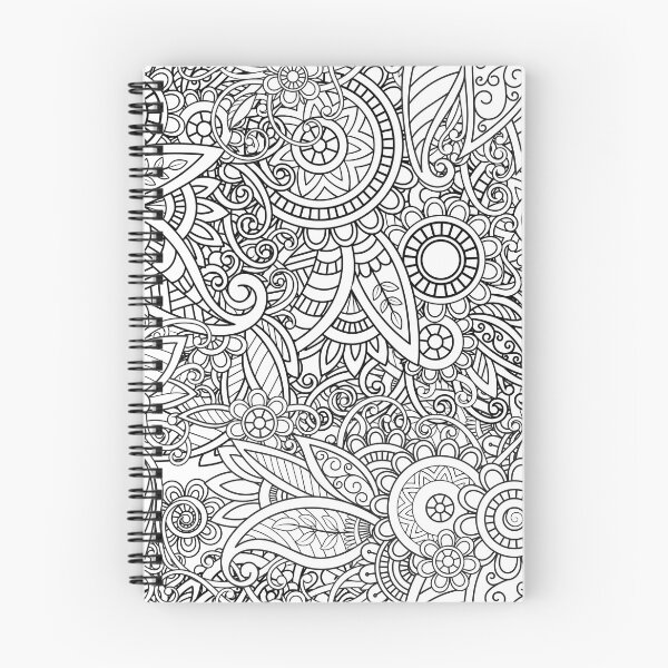 Item preview, Floral pattern black / white designed and sold by LuciaS.