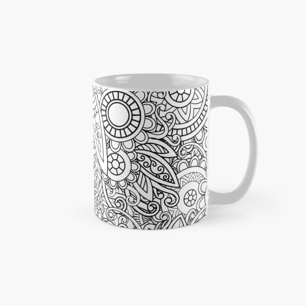 Item preview, Floral pattern black / white designed and sold by LuciaS.