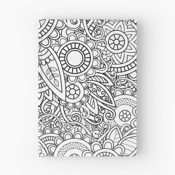 Item preview, Floral pattern black / white designed and sold by LuciaS.
