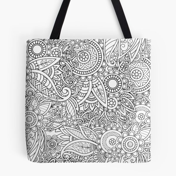 Item preview, Floral pattern black / white designed and sold by LuciaS.