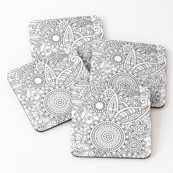 Item preview, Floral black & white designed and sold by LuciaS.