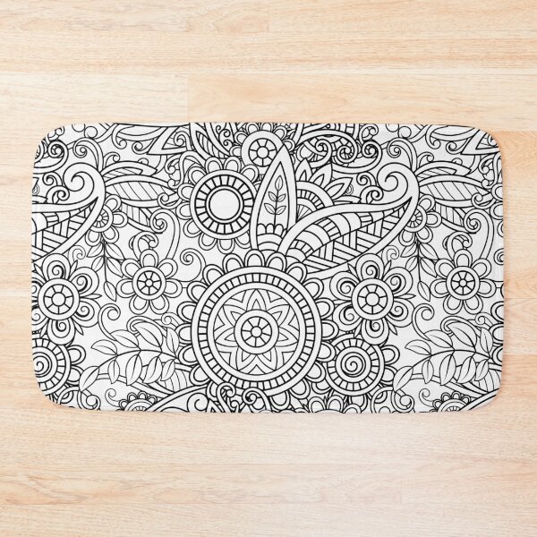 Item preview, Floral black & white designed and sold by LuciaS.