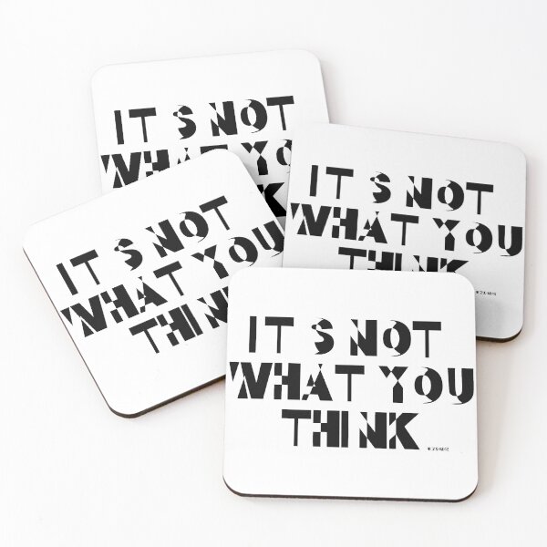 Item preview, its not what you think black shad text designed and sold by Dizkorce.