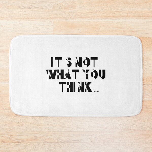 Item preview, its not what you think black shad text designed and sold by Dizkorce.