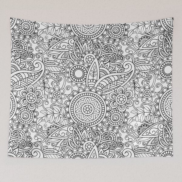 Item preview, Floral black & white designed and sold by LuciaS.
