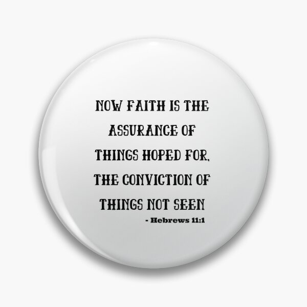 Item preview, Hebrews 11:1 - Bible Verse designed and sold by LoA-Lady.