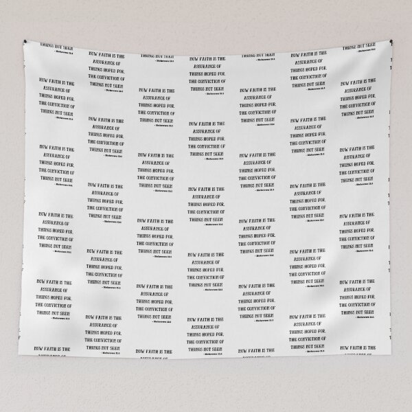 Item preview, Hebrews 11:1 - Bible Verse designed and sold by LoA-Lady.