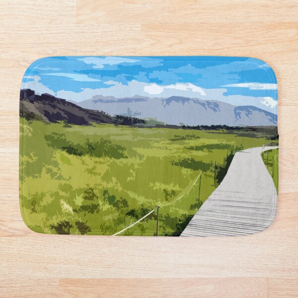 Item preview, Stylized Mountain and Plain designed and sold by Spacepaprika.