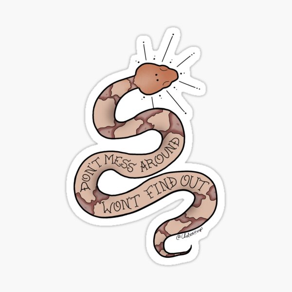 Don't Mess Around Sticker