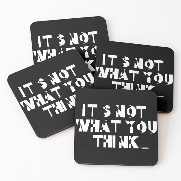 Item preview, its not what you think white shad text designed and sold by Dizkorce.