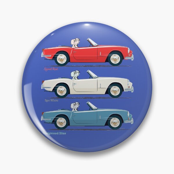 Item preview, Sacré bleu – the Red, White and Blue Spitfire – a 1960s Triumph! designed and sold by Bigs66.