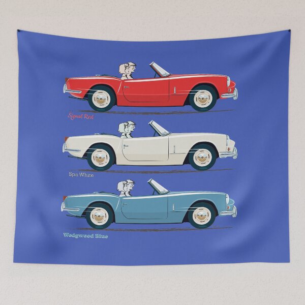 Item preview, Sacré bleu – the Red, White and Blue Spitfire – a 1960s Triumph! designed and sold by Bigs66.