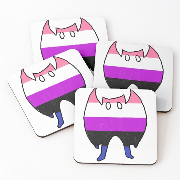Item preview,  Mothman gender fluid pride (white background)  designed and sold by Alex Tal.