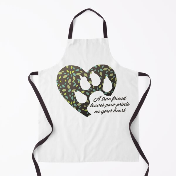 Item preview, A true friend leaves paw prints on your heart designed and sold by wildgica.